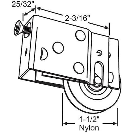 Strybuc Patio Door Roller Assembly 9-327S